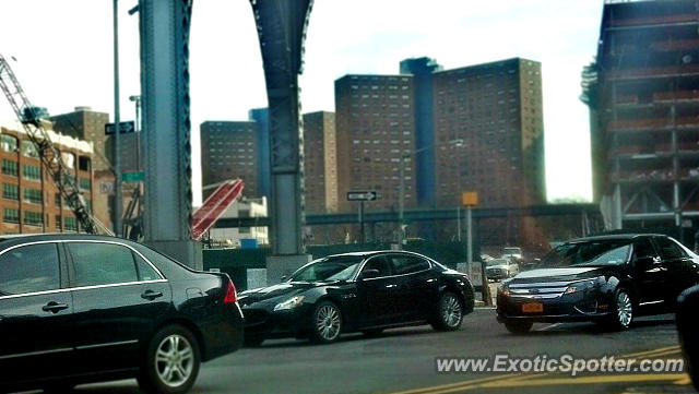 Maserati Quattroporte spotted in Mahattan, New York