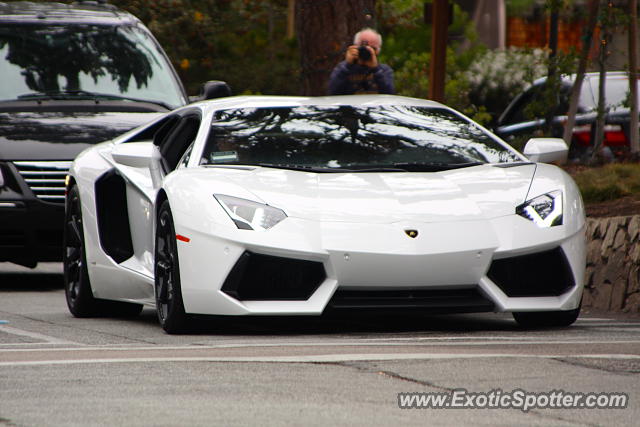 Lamborghini Aventador spotted in Carmel, California