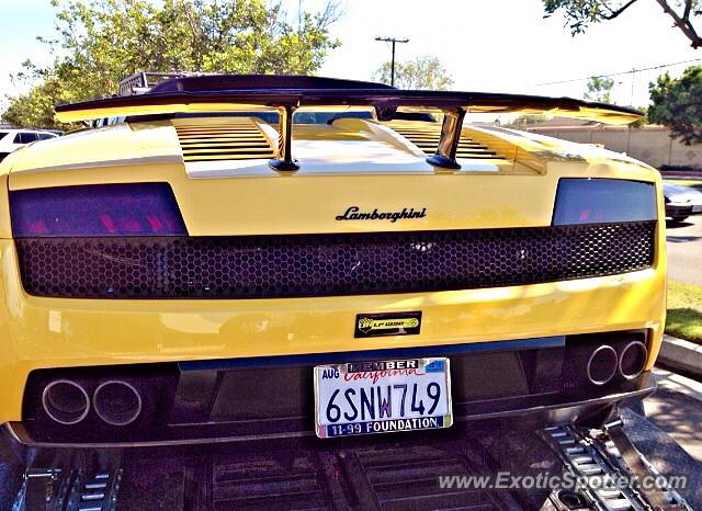 Lamborghini Gallardo spotted in Westminster, California