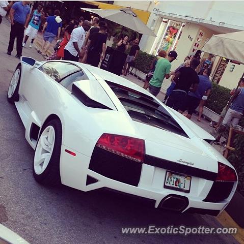 Lamborghini Murcielago spotted in Miami, Florida