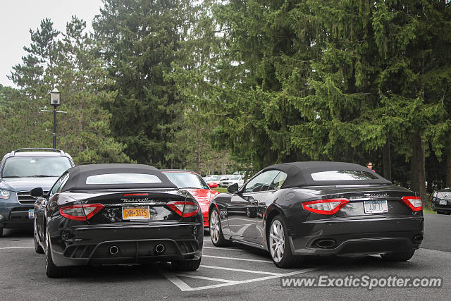 Maserati GranCabrio spotted in Saratoga Springs, New York