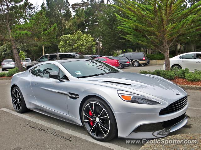 Aston Martin Vanquish spotted in Pebble Beach, California