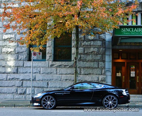 Aston Martin DB9 spotted in Vancouver, Canada