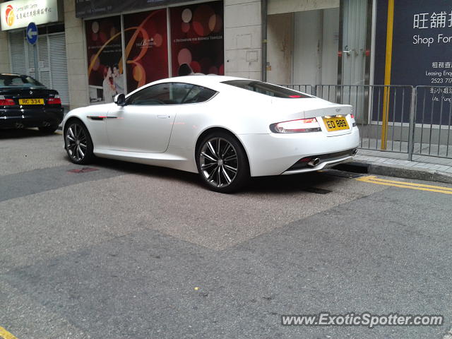Aston Martin Virage spotted in Hong Kong, China