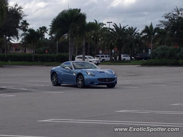 Ferrari California spotted in Palm Bch Gardens, Florida