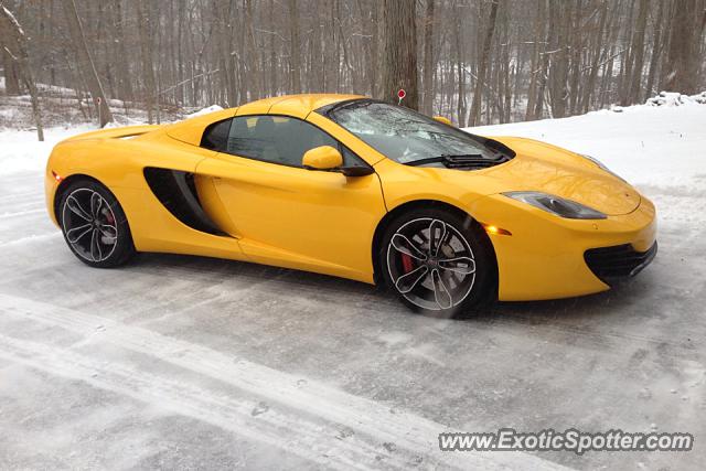 Mclaren MP4-12C spotted in Fairfield, Connecticut