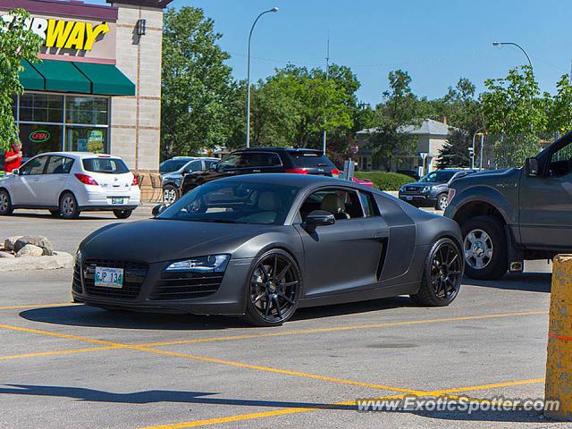 Audi R8 spotted in Winnipeg, Canada