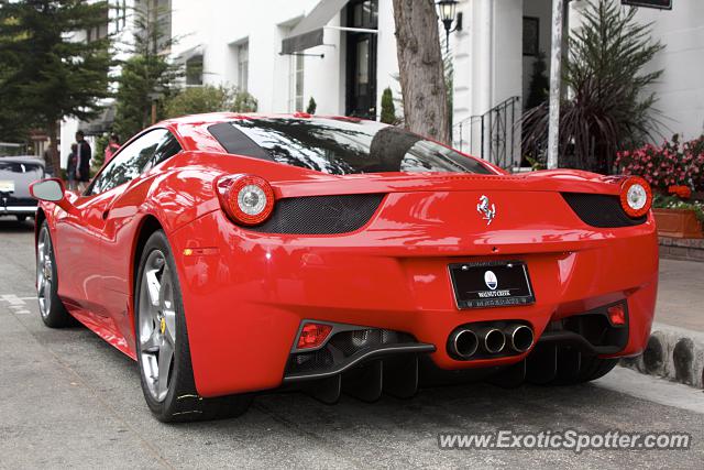 Ferrari 458 Italia spotted in Carmel, California