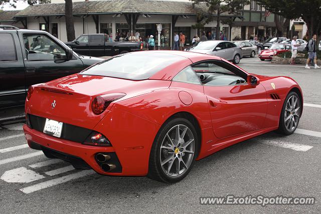 Ferrari California spotted in Carmel, California