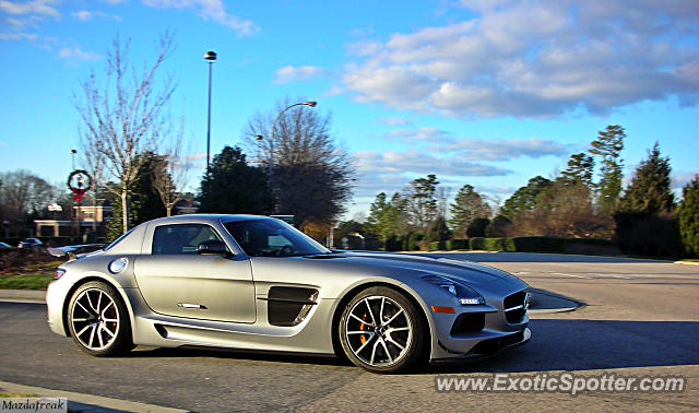 Mercedes SLS AMG spotted in Cary, North Carolina