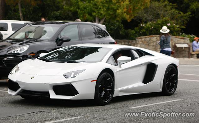 Lamborghini Aventador spotted in Carmel, California
