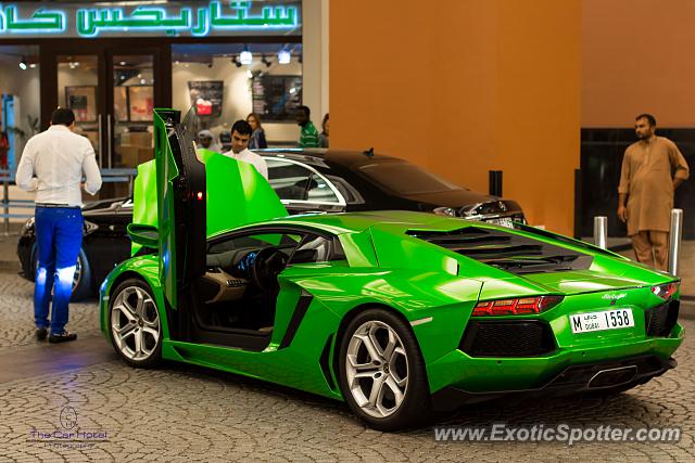 Lamborghini Aventador spotted in Dubai, United Arab Emirates