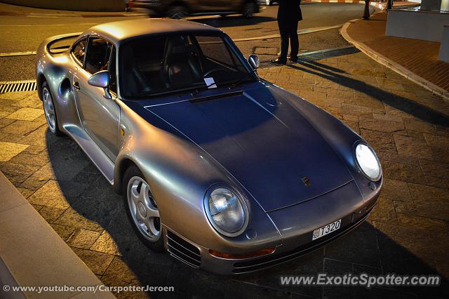 Porsche 959 spotted in Monaco, Monaco