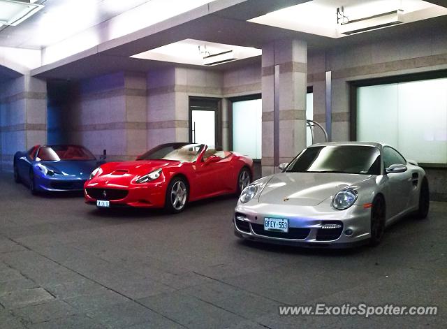 Ferrari California spotted in Toronto, Canada