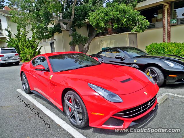 Ferrari F12 spotted in Pebble Beach, California