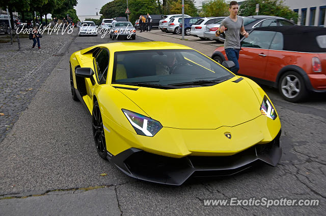 Lamborghini Aventador spotted in Bensberg, Germany