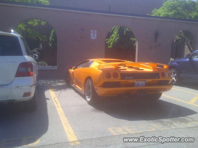 Lamborghini Diablo spotted in Oakville, Canada