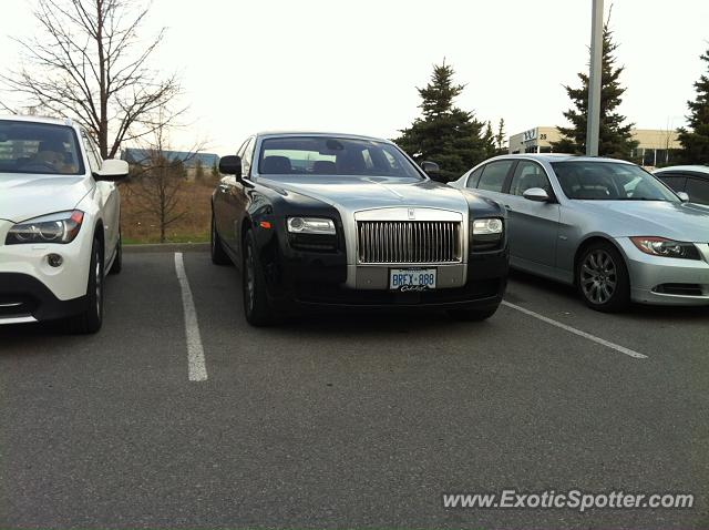Rolls Royce Ghost spotted in Toronto, Canada