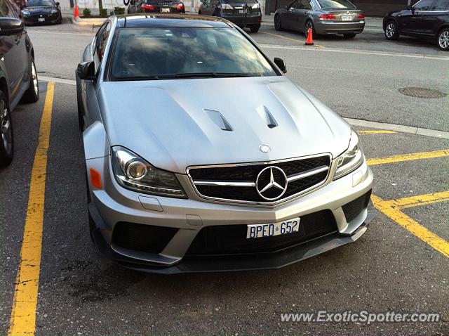 Mercedes C63 AMG Black Series spotted in Toronto, Canada