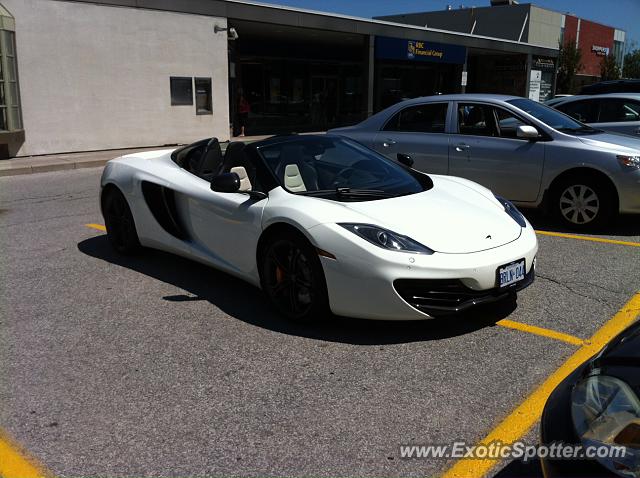 Mclaren MP4-12C spotted in Toronto, Canada