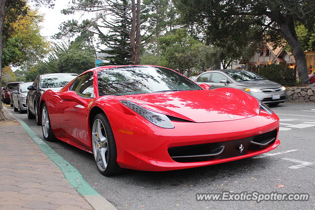 Ferrari 458 Italia spotted in Carmel, California
