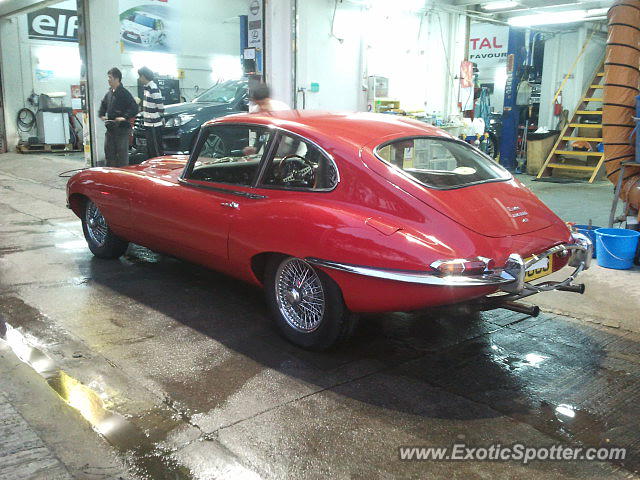 Jaguar E-Type spotted in Hong Kong, China