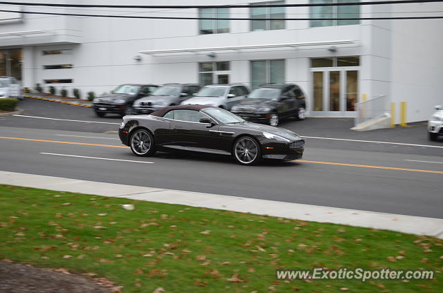 Aston Martin Virage spotted in Greenwich, Connecticut