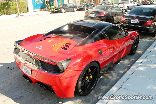 Ferrari 458 Italia spotted in Beverly Hills, California