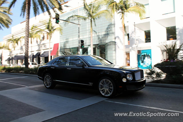Bentley Mulsanne spotted in Beverly Hills, California