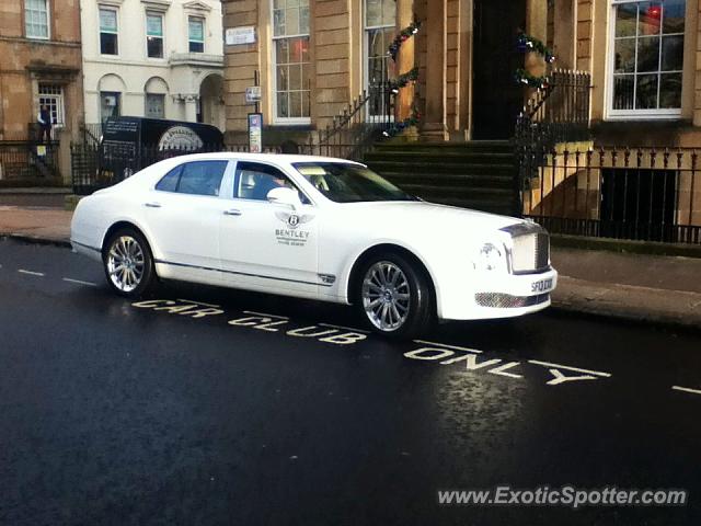 Bentley Mulsanne spotted in Glasgow, United Kingdom