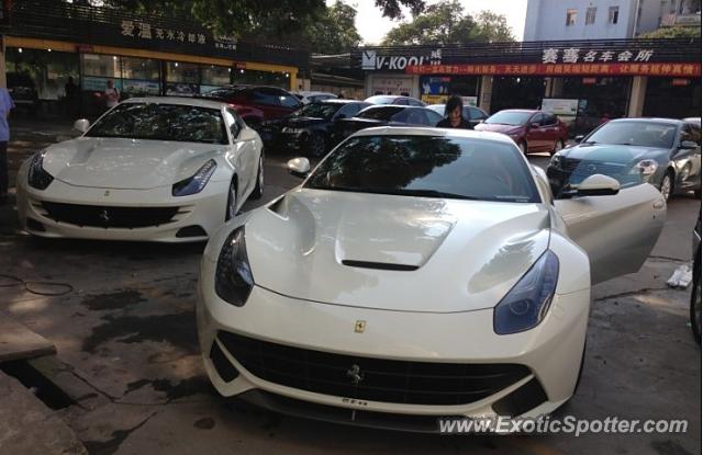 Ferrari F12 spotted in Beihai,Guangxi, China