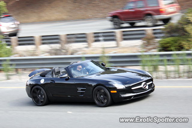 Mercedes SLS AMG spotted in Monterey, California