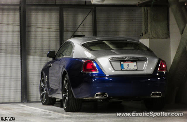 Rolls Royce Wraith spotted in Boston, Massachusetts