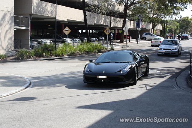 Ferrari 458 Italia spotted in Northwest sydney, Australia