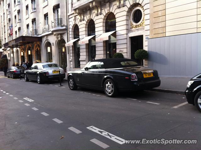 Rolls Royce Phantom spotted in Paris, France