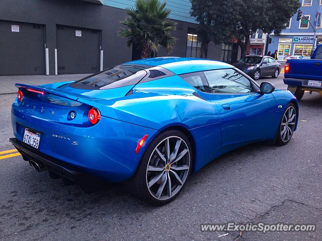 Lotus Evora spotted in San Francisco, California