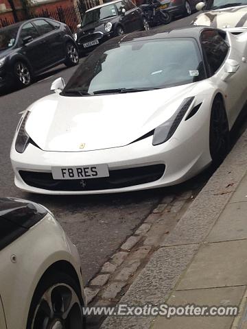Ferrari 458 Italia spotted in London, United Kingdom