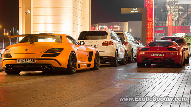 Mercedes SLS AMG spotted in Dubai, United Arab Emirates