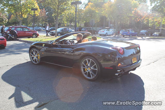 Ferrari California spotted in Manhasst, New York