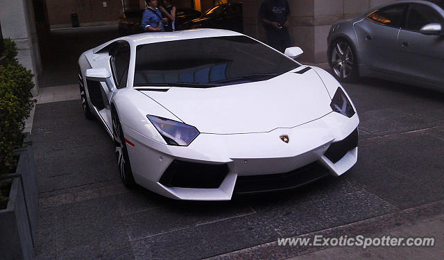 Lamborghini Aventador spotted in Toronto, Ontario, Canada