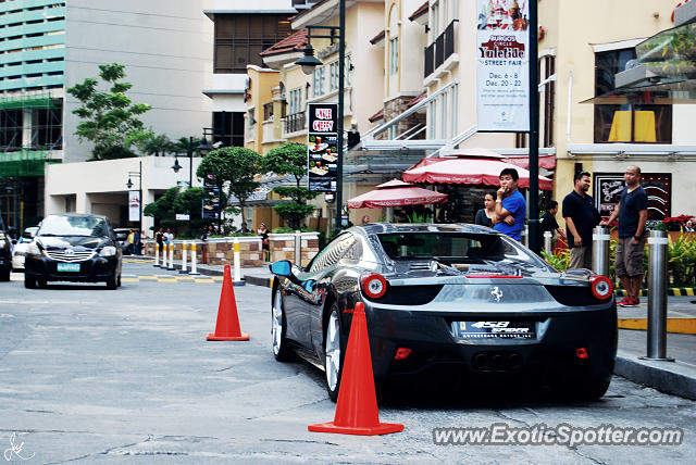 Ferrari 458 Italia spotted in Taguig City, Philippines