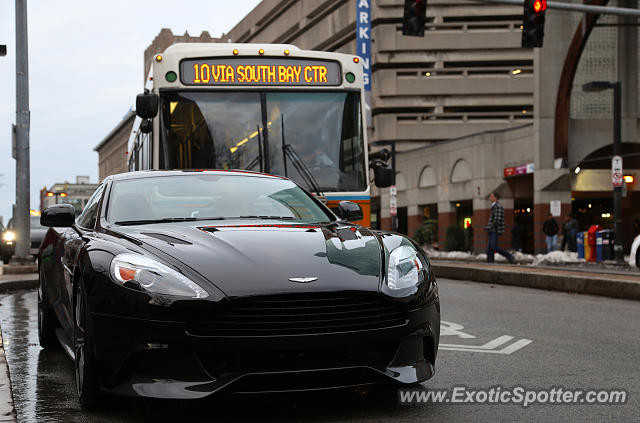 Aston Martin Vanquish spotted in Boston, United States