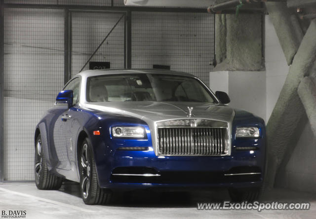 Rolls Royce Wraith spotted in Boston, Massachusetts