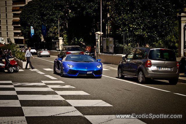 Lamborghini Aventador spotted in Monte-carlo, Monaco
