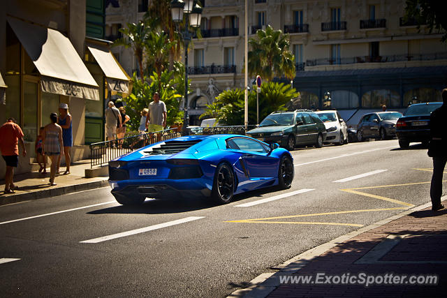 Lamborghini Aventador spotted in Monte-carlo, Monaco