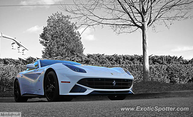 Ferrari F12 spotted in Cary, North Carolina