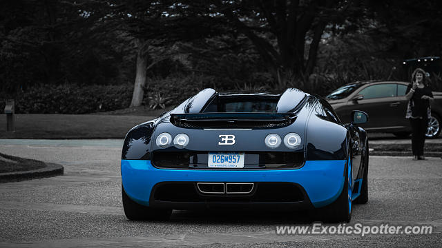 Bugatti Veyron spotted in Pebble Beach, California