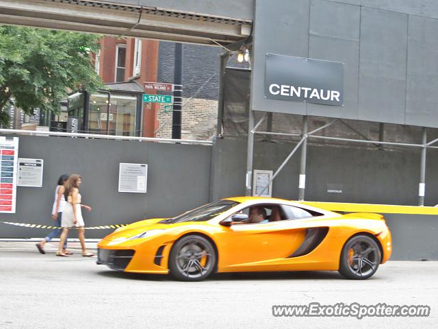 Mclaren MP4-12C spotted in Chicago, Illinois