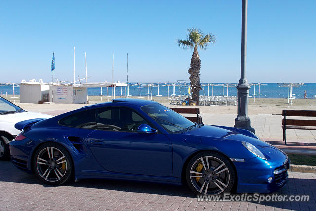 Porsche 911 Turbo spotted in Larnaca, Cyprus