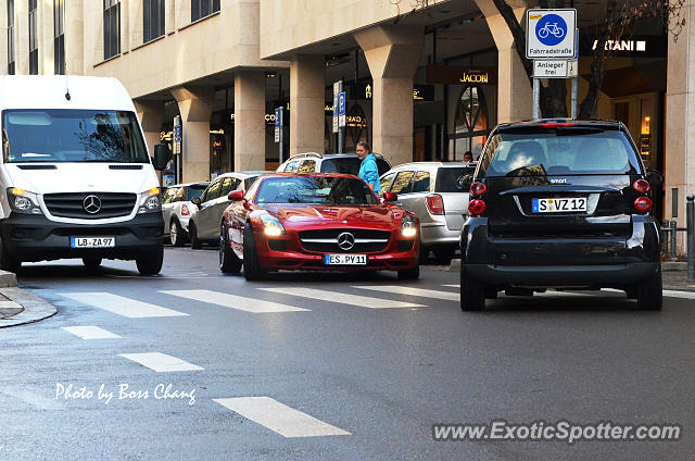 Mercedes SLS AMG spotted in Stuttgart, Germany